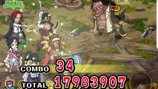 Blackbeard Ranking Mission | 15+ Million Damage | V2 Shanks / Suleiman [ONE PIECE TREASURE CRUISE]