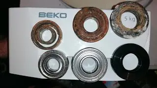 طريقة تغيير بيليات (رومان) غسالة بيكو 5كيلوBEKO