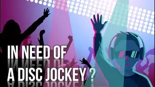 DJ service 2D animated promo video