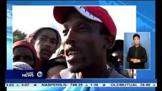 Wallacedene residents in Cape Town went on the rampage today