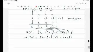 FACTORIZING POLYNOMIAL OF 3RD DEGREE VIA HORNER METHOD