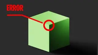 5 Common Modeling Mistakes in Maya | The Error Cube Activity