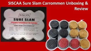 Sisca Sure Slam Carrommen Unboxing & Review
