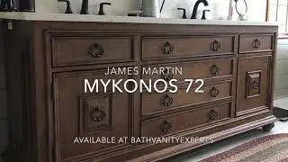 James Martin Mykonos 72-Inch Cinnamon Bathroom Vanity Quick Review - 550-V72-CIN