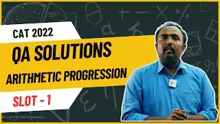 CAT 2022 Slot 1 | Arithmetic Progression | 2IIM CAT Tamil Prep |