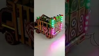 New Gauri Ganesh Gopal DJ lighting truck (Radha Krishna) #shortfeed  #viral #navratri