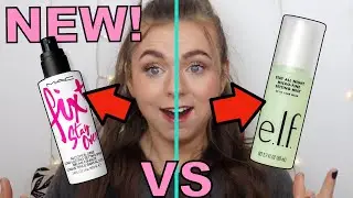 NEW MAC Fix+ Stay Over 16HR Setting Spray VS e.l.f. Stay All Night Setting Mist! | New Dupe?!
