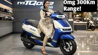 New Tvs iqube EV, Price, Fetures, Range, launch 2026!300 Km Range!Full Details!