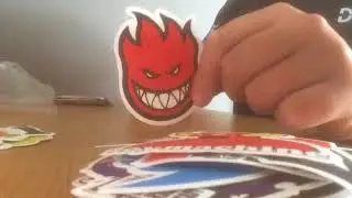 Unboxing 100 random stickers