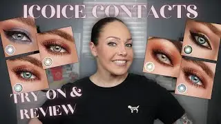 ✨ ICOICE Color Contact Lenses Try-On & Honest Review | Discount Code Inside! 👁️