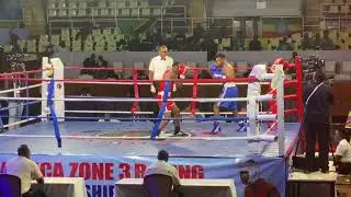 1 &egrave;re ROUND NDJIBU NDJIBU B&Eacute;NI (RDC) Vs GEBREMARIAM ALEM(ETH) 63kg . championnat d'Afrique Zone 3 