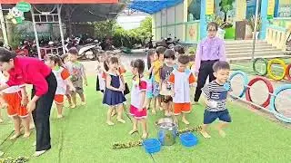 Trò Chơi vận động: Chuyền nước. Lớp Chồi 2. 