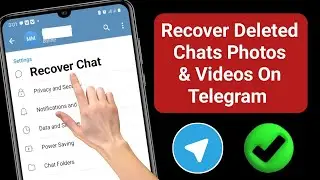 How To Recover Deleted Telegram Message, Chats, Pictures and Videos | 2024