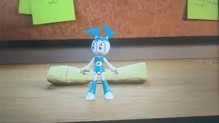Jenny Wakeman Pops Out Of The Paper Drawing