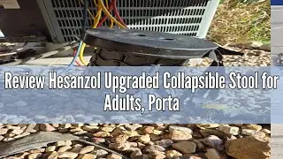 Review Hesanzol Upgraded Collapsible Stool for Adults, Portable Telescoping Foldable Seats Retractab