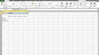 Merge and Center your titles in Microsoft Excel