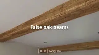 False oak beams