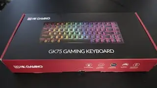 (Sponsored) HK Gaming GK75 Mechanical Keyboard - Box Opening (Huano Brown Switch)