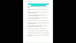 AWHONN Intermediate Fetal Monitoring Test Questions with Correct Answers1447