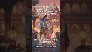 RAHU = YOUR PARTNER&rsquo;S ARTIFICIAL LOVE - CURSE WRITTEN IN THE CHART&rsquo;S KARMA