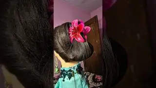 flower claw clips Hairbun #shorts #ytshorts #viralvideo