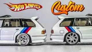 BMW M3 CUSTON , THE WHEELS SWAPED AND LOOKS BETTER , HOT WHEELS ELLITE64