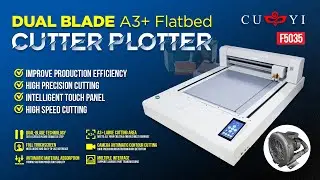 CUYI DUAL BLADE A3+ FLATBED CUTTER PLOTTER