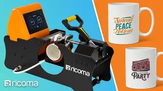 Best Heat Press Machine for Mugs | Ricoma Mug Heat Press | Heat Transfers, Sublimation & More!
