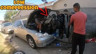 Pulling My Low Compression 2JZ! Low Miles Junk Yard Swap
