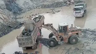 Caterpillar loader operator #966F#stone load#market 123#plz subscribe my channel 🙏🙏