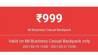 Without captcha Redeem  Mi business causal backpack