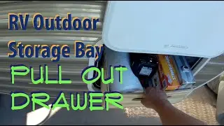 RV Basement Pull Out Drawer DIY Pass Through Storage Mod