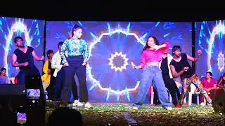 DEE KAVYA&TEJASWINI PERFORMANCE NATRAJ EVENTS NELLORE 9908406670 IN KRISHNAMPALLI #trendingevents