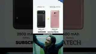 iPhone 17 air vs Samsung J2 prime battery 🔋 comparison 😯🤣 #ytshorts #shorts #navsatech #shortsfeed