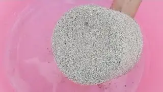 Asmr | Sandcement mugs crumbling in water