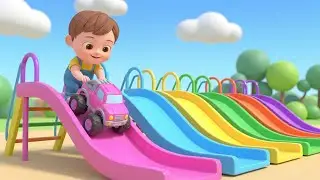 Baby Learns Colors with Cars + Numbers & Shapes for Kids | Nursery Rhymes & Kids Songs