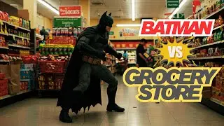 🦇 Batman vs. Grocery Store | Forgot His Bat-Wallet?!