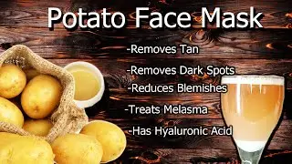 Potato juice kaise nikale | Potato juice for skin whitening| Potato starch face mask #glow