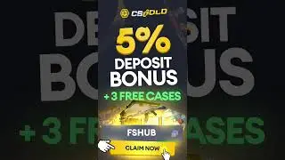 CSGOLD Promo Code (2025) | Use Code FSHUB for Free Cases & 5% Deposit Bonus #csgold #csgoldpromocode