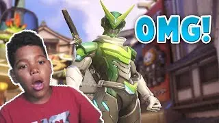 GENJI THE POWER RANGER!!!|Overwatch Anniversary Update!|All new Skins!