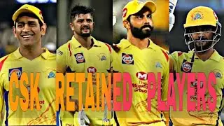 Chennai Super Kings Retained Players | CSK Retained Players | IPL 2021 | IPL Fans' TV