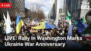 LIVE: Demonstrators Gather On Fourth Anniversary Of Ukraine War | DRM News | AC1F