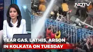BJP Workers Clash With Cops During Protest March In Kolkata, Other Top Stories | Good Morning India