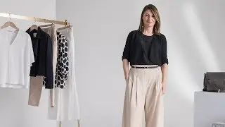 Two ways to wear the wide leg pant