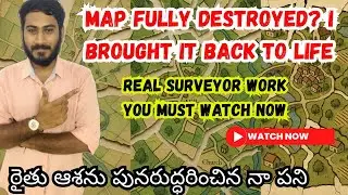 Recreating a Torn Village Map  | A Real Story of Land Survey Restoration | Survey Smart