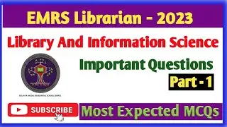 Crack the EMRS Librarian Recruitment: Library and Information Science MCQs