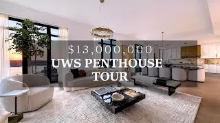 Inside a $13,000,000 NYC Penthouse With a Rooftop Terrace Above the Hudson!
