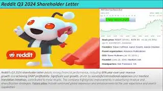 Reddit Q3 2024 Shareholder Letter