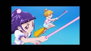 Kotoha tries to fly a broom