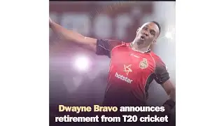 Dwayne Bravo announces retirement from T20 cricket.